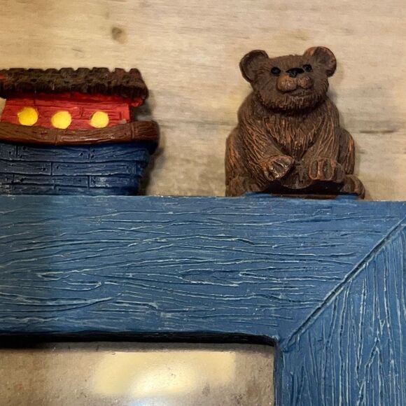 Noah’s Ark Mini Photo Frame With Lion and Bear - Picture 3 of 6